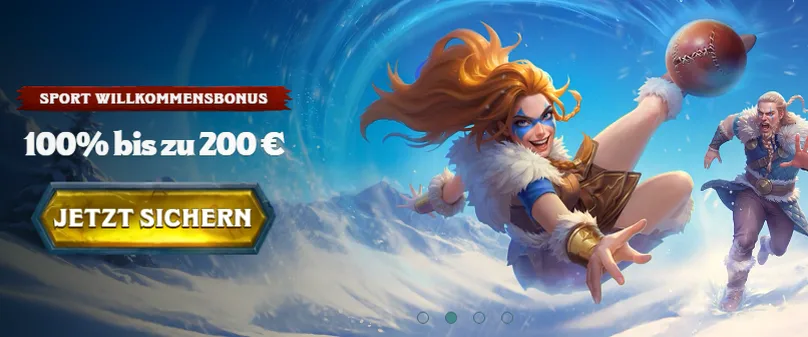 Ragnaro Casino — Willkommenspaket Casino: 350% bis zu 2.500 € + 250 FS; Sport-Ersteinzahlungsbonus 100% bis zu 200 €; Krypto Willkommensbonus Casino 200% bis zu 3.000 USDT; Krypto Willkommensbonus Sport 100% bis zu 200 USDT